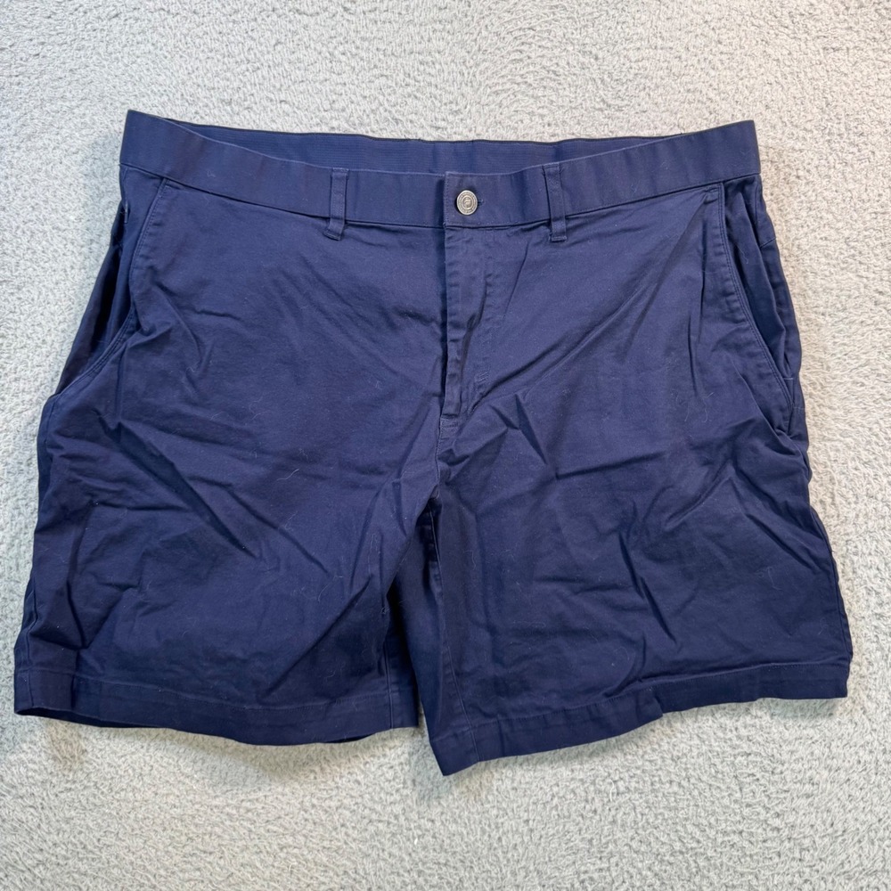 Fabletics Mens Navy Blue Cotton Stretch Chino Shorts Size‎ 38